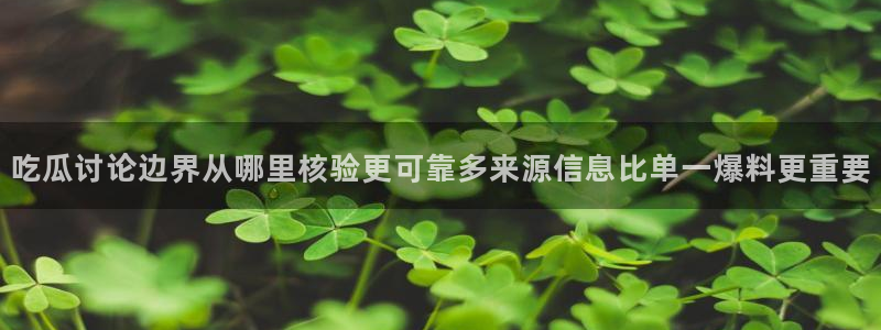 91吃瓜网址:吃瓜讨论边界从哪里核验更可靠多来源信息比单一爆料更重要